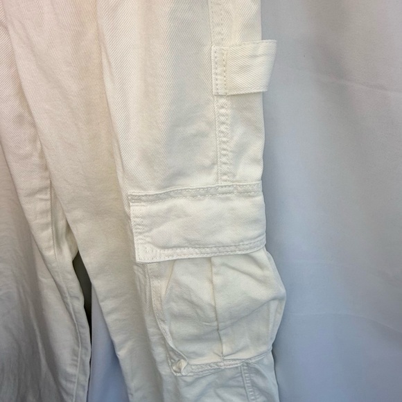Wild Fable Women’s Size 0 White Wide Leg Cargo Jeans - Picture 10 of 16